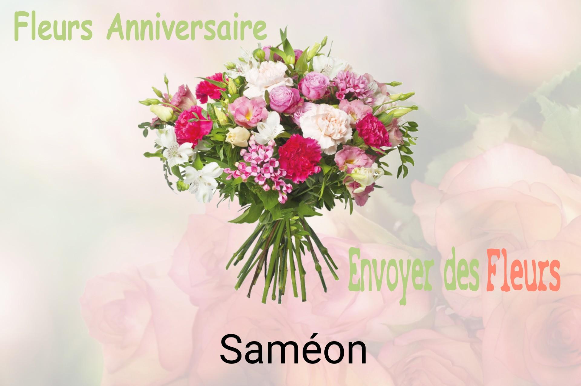 Bouquet de fleurs d’anniversaire livré à Saméon
